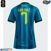 Ženski Nogometni dresi Kolumbija Luis Diaz #7 Gostujoči SP 2026 Kratek Rokav